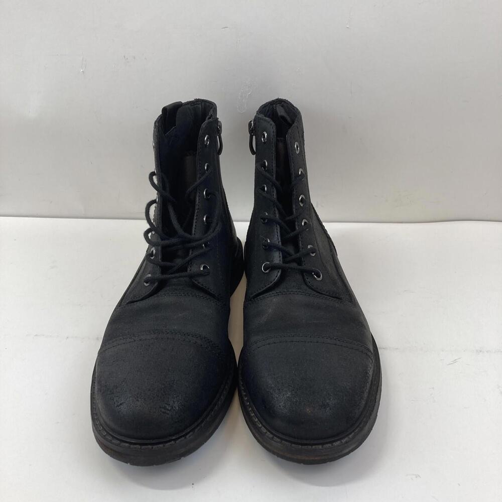 Clarks Black Leather Men's Boots - Picture 7 of 9
